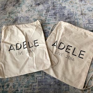 2 Adele string bags